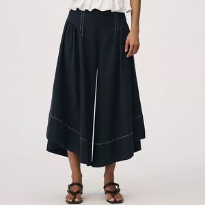 By Anthropologie NWT Linen Extended Waist Pants